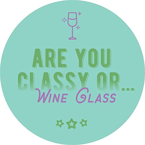 National Etching Funny Wine Glass with "Classy, Sassy, Smart-Assy" Gauge Saying, Classic Stemmed Wine Glass for Women and Men - Thumbnail 6