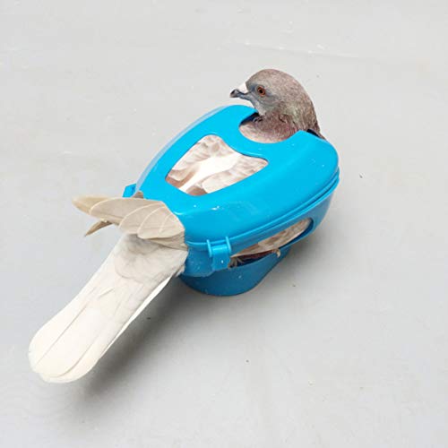 POPETPOP Taubenhalter Vogel festrahmen Rack einfach effizient geflügelmedizin Feeder tierhandfütterung Werkzeuge… – Bild 3