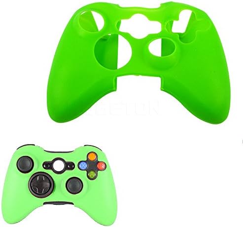 Tehner(TM 1PCs New Quality Silicone Skin Case Soft Protective Case Cover for Xbox 360 Game Controller Gift for Boys Game Accessories[ White ]