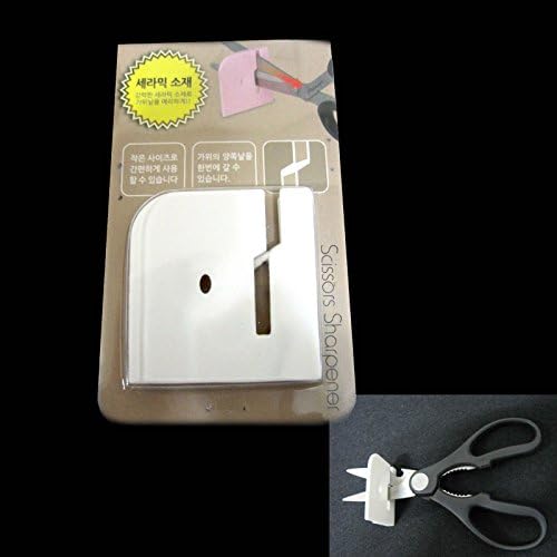 Ceramic Handhold Scissors Instant Sharpener Safety Grinder Kitchen Random Color