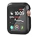 MARGE PLUS Compatible with Apple Watch Case 44mm Series 4, Shock Proof Shatter-Resistant Protective Bumper Case Replacement for iWatch Series 4 - Black.