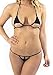 Lena Style Women's Black Extreme Sexy Micro Bikini Swimsuit Thong Bikinis