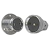 2-Pins-5-Amps-Waterproof-Chromed-Brass-Deck-Connector-Boat-Rv-Five-Oceans