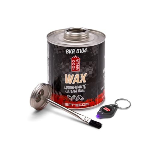 Errecom BKR 6104 DRY WAX Bike Chain for Dry and Dusty Weather Conditions - 900 ml, All-In-One Can, Brush included