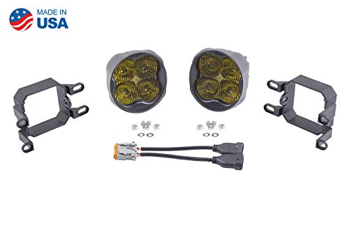 SS3 LED Fog Light Kit for 2010-2019 Toyota 4Runner, Yellow SAE/DOT Fog Sport - Thumbnail 4
