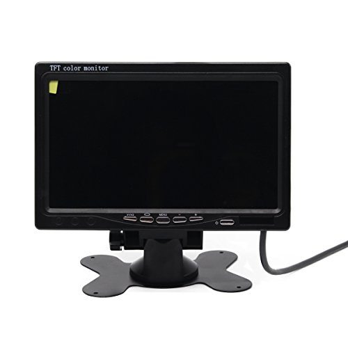 7 inch hd tft lcd color monitor car rear view 360 degree adjustab…