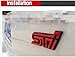 1PC STI Badge Rear Emblem Badge Exterior New For Subaru Forester Outback XV