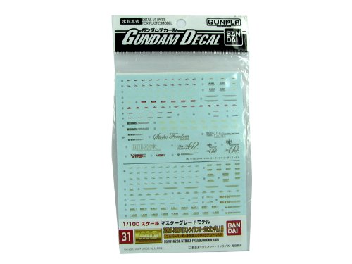 Bandai Hobby GD-31 MG Strike Freedom Decal (Bag/6)