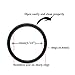 NewkeepsR 3PCS-0.8mm Black Anodised Hinged Clicker Nose Hoop Rings, 20 Gauge 316L Steel Seamless Segment Sleeper Earrings Piercing-8/9/10mm