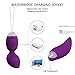 G-spot Bullet Vibrators Adult Sex Toys Remote Control Vibrating Silicone Vibe Egg Vaginal Massager for Women Sexual Wellness - Dual 10 Speed Waterproof USB Rechargeable Discreet Packaging (Purple)