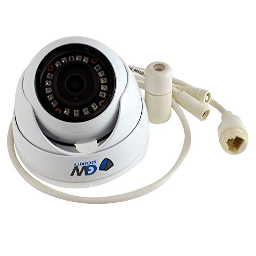 GW Security 5 Megapixel HD 1920P Network PoE 1080P Security Dome IP Camera Built-In Microphone, Audio Recording, Power Over Ethernet - Thumbnail 2