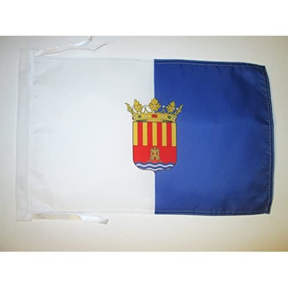 AZ FLAG - Province of Alicante Flag - 18'' x 12'' - 100% Polyester Alicante Small Banner with Two Cords - Fade Resistant - Vivid Colors - 18x12 in - 45x30 Cm