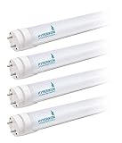 Hyperikon T8 T10 T12 LED Tube 3ft Light, 14W (30W-40W Equiv.), Ballast Bypass, Shatterproof, F30T12 Fluorescent Replacement, 1350 Lumens, 4000k, Frosted, Kitchen, Garage, Ceiling Lights -, UL, 4 Pack