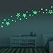 Creative Luminous Stars Skin Wall Sticker Decorative Glow in the Dark, Decor Removable Art Mural Baby Nursery Room