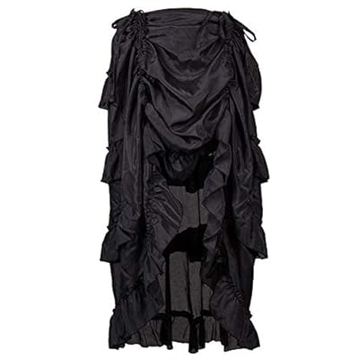 VEZAD Ruffles Pirate Skirt Women's Steampunk Gothic Fashion Skirt