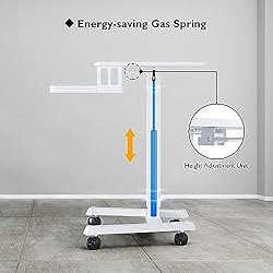 BONTEC Mobile Standing Desk with Keyboard