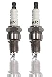 HOOAI 2 Pack Spark Plug Replaces Stens 131-039 Torch F6RTC MTD 751-10292