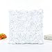 Usstore Decorative Pillowcases Rose Flower Waist Throw Pillow Cover Cafe Home Decoration for Living Sofas Beds Room (White)