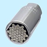 Universal Socket Grip, the 1/4 inch to 3/4 inch Multi-function Socket Wrench with Power Drill Adapter- a Must-have Repair Hand Tool for Your Cabinet