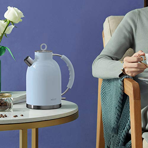 Electric Kettle, ASCOT Electric Tea Kettle, Stainless Steel Kettle