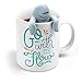 Fred & Friends TWO FOR TEA Infuser and Mug Gift Set, Manatea