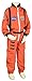 Aeromax Adult Astronaut Suit with Embroidered Cap, Orange, Large