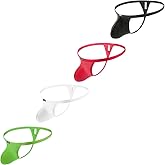 iKingsky Men's Modal Pouch G string Sexy Low Rise Thong Underwear