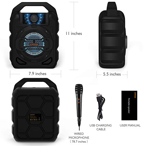 5 Portable+Karaoke+Bluetooth+Microphone+Supports