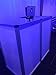 JMAZ Event Facade Booth Adjustable Size Lightweight Aluminum Frame Dj Booth, 4 Detachable Sections, Washable Scrim with Heavy Duty Carrying Bag and Screw Driver, White