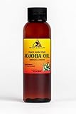 Jojoba Oil Golden Organic Unrefined by H&B OILS CENTER Raw Virgin Cold Pressed Premium Quality Natural Pure 2 oz