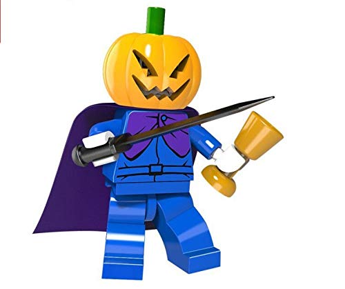 image for GINKO 8 Pack Mini Halloween Building Blocks,Minifigures with Accessori