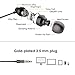 Earphones Metal Wired In-Ear Headphones Earbuds with Microphone and Volume Control for 3.5mm Audio Plug Devices(Smartphone/Laptop/Tablet/MP4 player), 3.9 Ft/Black