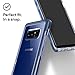 Caseology Skyfall for Samsung Galaxy Note 8 Case (2017) - Clear Back & Slim Fit - Blue Coral