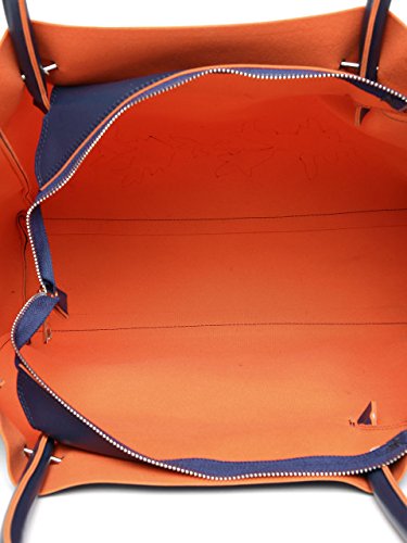 kanvas katha women's tote bag (navy blue) ()