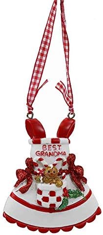 Grandma Gingerbread Apron Ornament [H5103A]