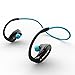 Bluetooth Headphones, Liger XS900 Wireless Bluetooth 4.0 Headphones with Noise Cancelling and Mic - Great for Sports, Running, Gym, Exercise -Wireless Bluetooth Earbuds Headset Earphones - Blue