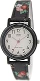 Casio Women's Leather/Fabric Black 