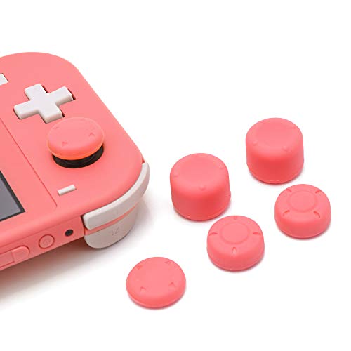 Switch lite Coral Thumb Grips, Switch lite Coral Accessories, Joystick