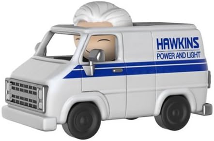 Stranger Things Brenner with Hawkins Utility Van Dorbz Ridez Figure and Keychain