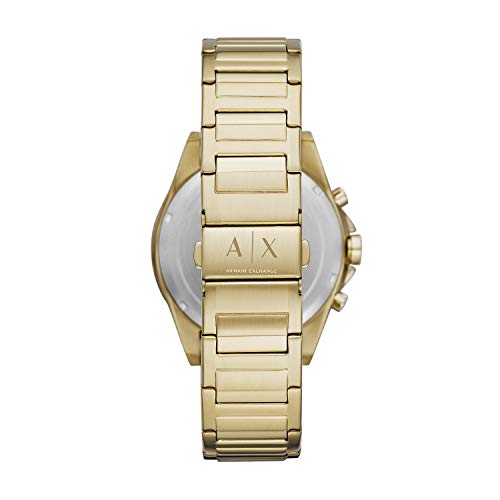 armani exchange men's drexler blue chronograph stainless steel watch