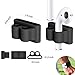 AirPods Case 9 in 1 Airpods Accessories,HULOSAN Airpods Protective Silicone Case Cover and Skin Compatible with Apple 1&2 Wireless Charging Case- with 8 Bonus Gift[Front LED Visible] (Light Black)