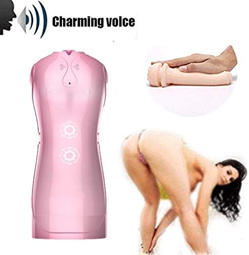 HHAON Automatic Piston Cup Sucking Electronic Massage for Men Pocket Puss-ey Stroker Cup, USB Charging Pussy Male Strong Sucking Vibrating Toys for Men Sexy Underwear