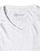 H2H Mens Casual Slim Fit Long Sleeve V-Neck T-Shirts White US L/Asia XL (KMTTL0374)