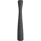 Homaisson Tall Black Ceramic Vase for Modern Home Decor, 16.5" Minimalist Floor Vases for Pampas Grass, Slender Vase Decorative Vases for Office, Bedroom, Living Room Decor