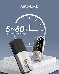 WiFi Door Locks for Front Door : SMONET Remote