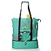 Topfox Mesh Beach Bag,2-in-1 Multi-functional Outdoor Travel Beach Bags and Totes for Women,Cooler Bags Insulated for Picnic