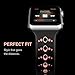 Valband Apple Watch Band 38mm 42mm, Soft Silicone Sport Band Strap Replacement iWatch Bands for Apple Watch Nike Series 3,Series 2,Series 1 (Black／Pink, 38mm)