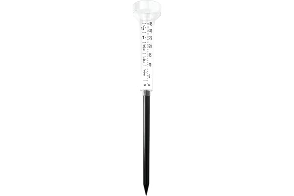 BIOS Weather Single Stake Rain Gauge