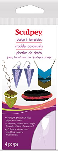 Sculpey design it jewelry shapes templates