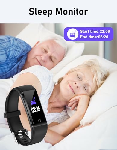 GRV Non-Bluetooth Pedometer Watch Fitness Watch(No App/No Phone Required) Simple Fitness Tracker with Step Tracker Calories Counter Sleep Monitor Distance Activity Tracker for Walking Running